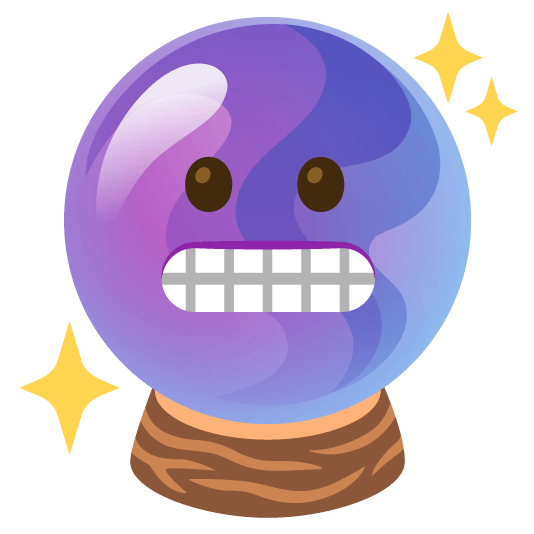 grimacing crystal ball