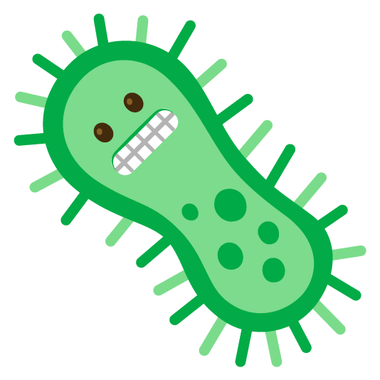 grimacing microbe