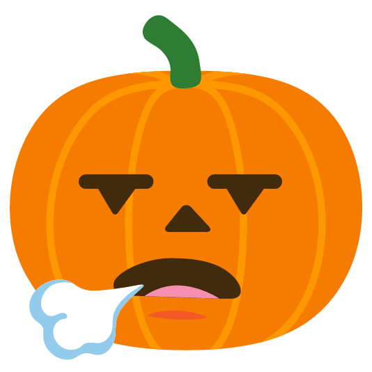 face exhaling jack o lantern