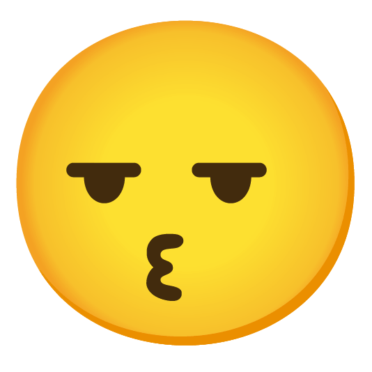 face exhaling kissing