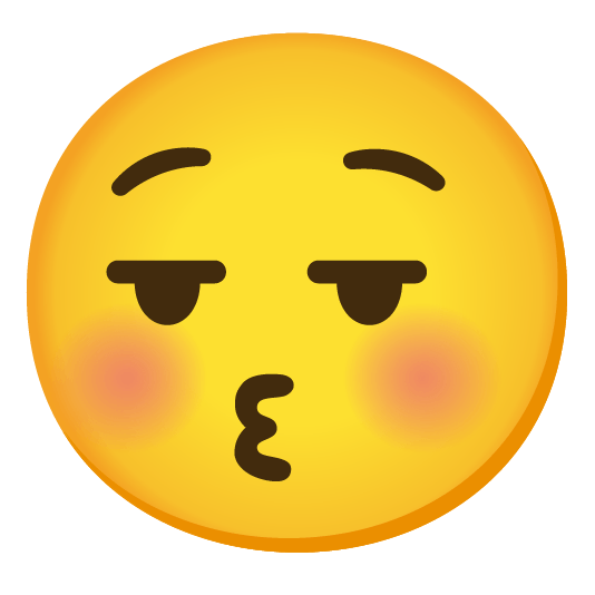 face exhaling kissing closed eyes