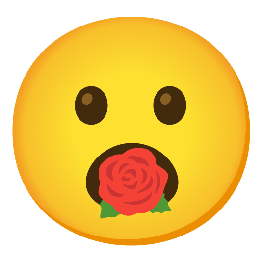 open mouth rose