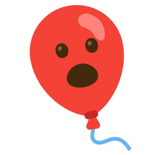 open mouth balloon