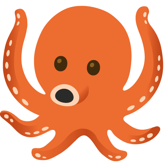 open mouth octopus