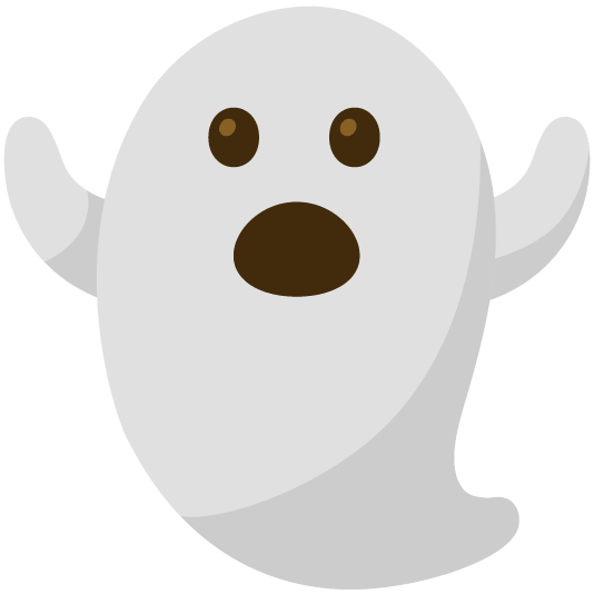 open mouth ghost
