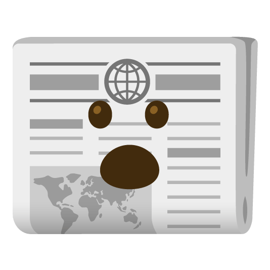 open mouth newspaper