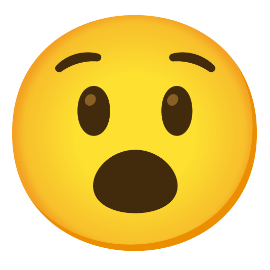 open mouth astonished