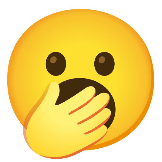 open mouth yawning face