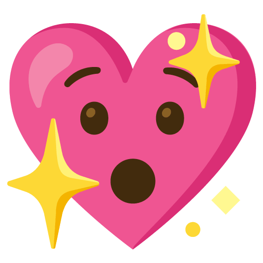 hushed sparkling heart