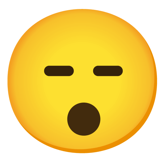 hushed expressionless