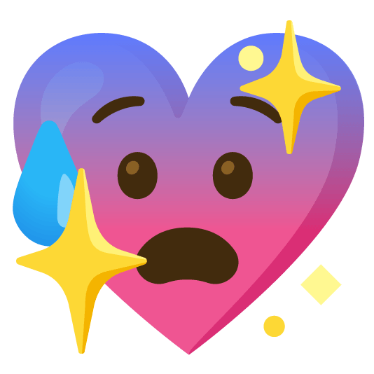 cold sweat sparkling heart