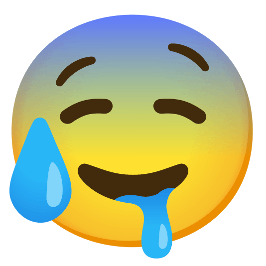 cold sweat drooling face