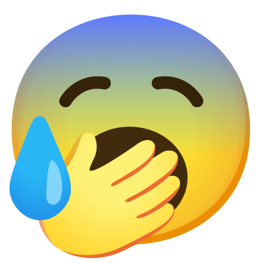 cold sweat yawning face