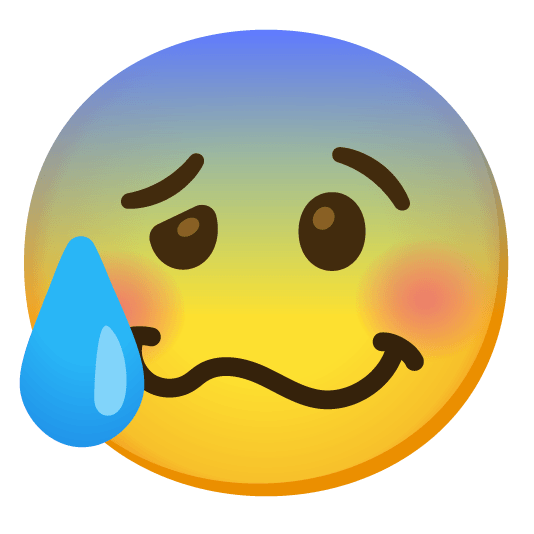 cold sweat woozy face