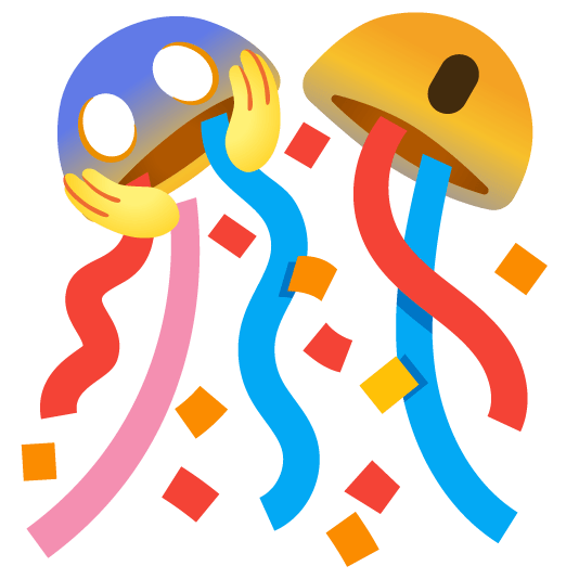 scream confetti ball