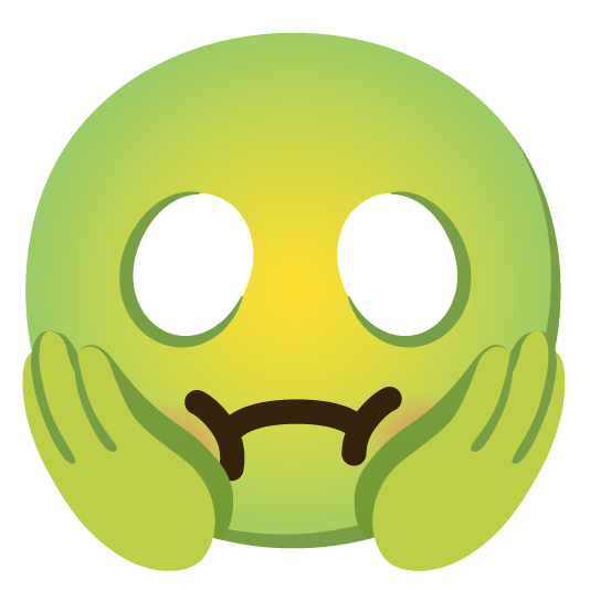 scream nauseated face