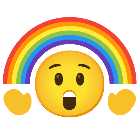 astonished rainbow