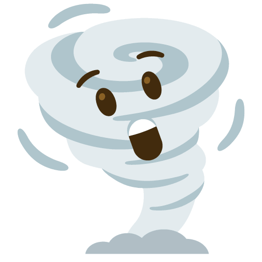 astonished tornado