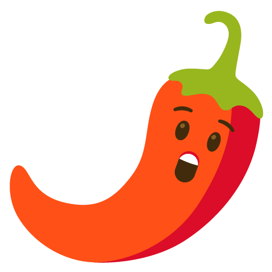 astonished hot pepper