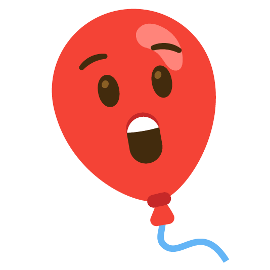 astonished balloon