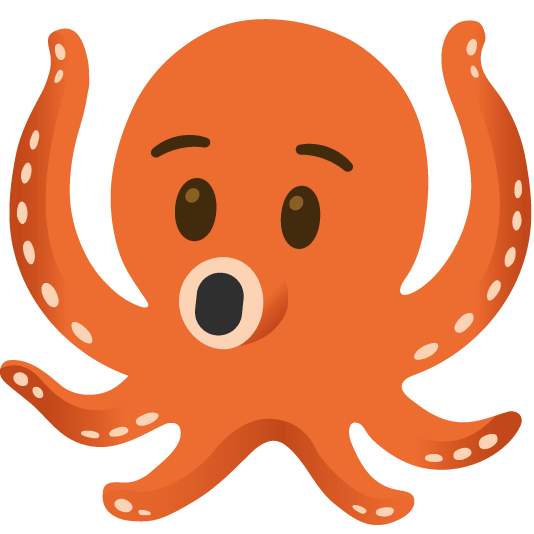 astonished octopus