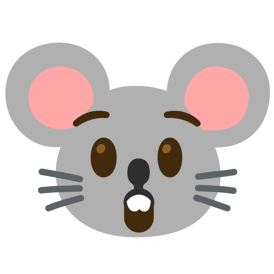 astonished mouse