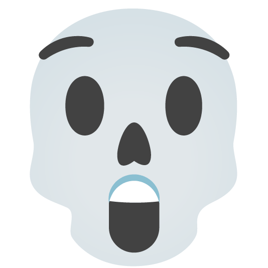 astonished skull