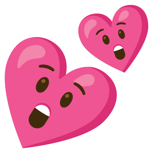 astonished two hearts