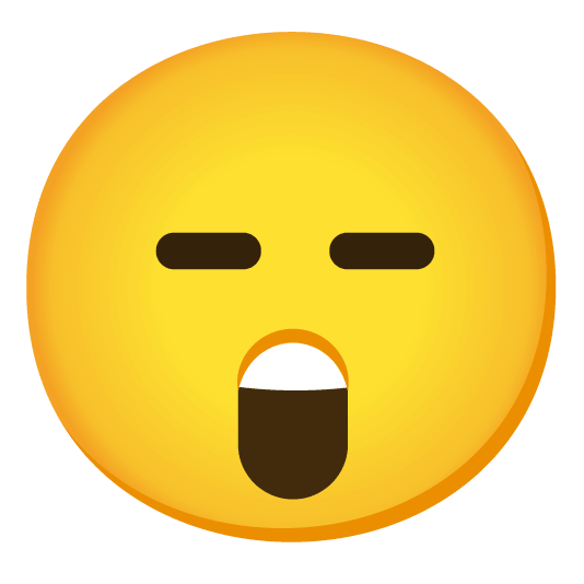 astonished expressionless