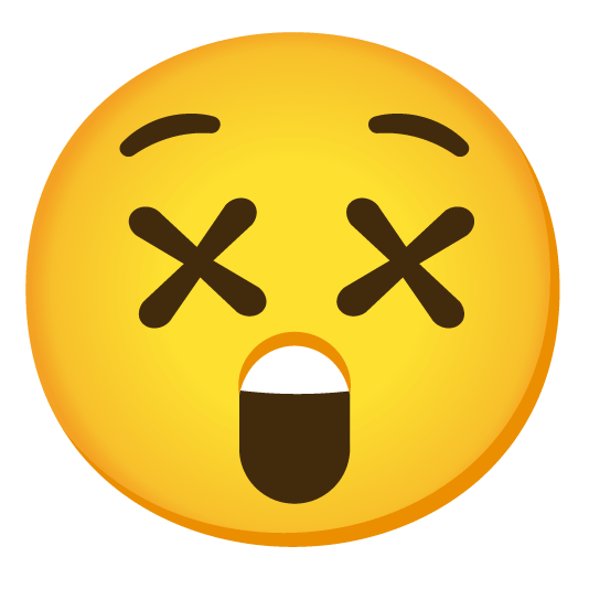 astonished dizzy face