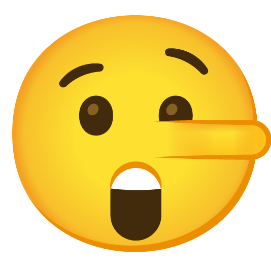 astonished lying face