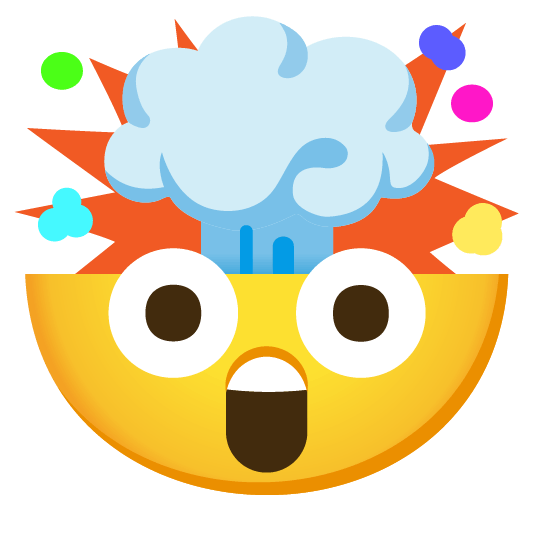 astonished exploding head