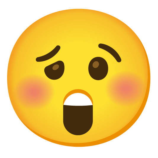 astonished woozy face