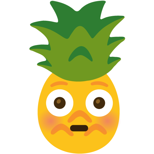 flushed pineapple