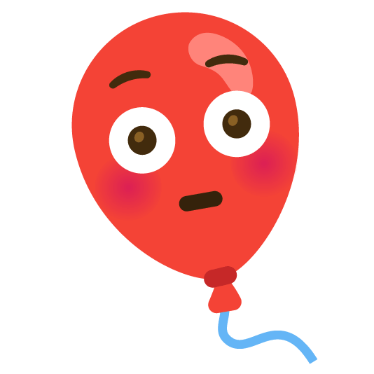 flushed balloon