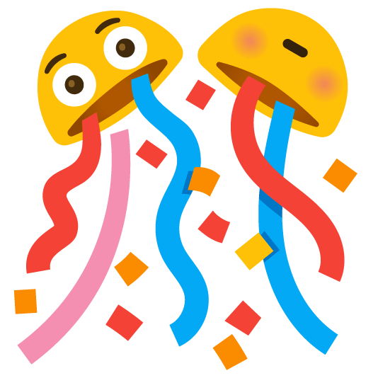 flushed confetti ball