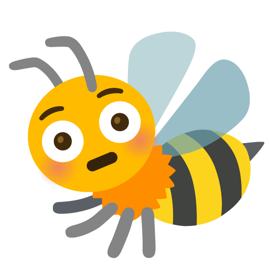 flushed bee