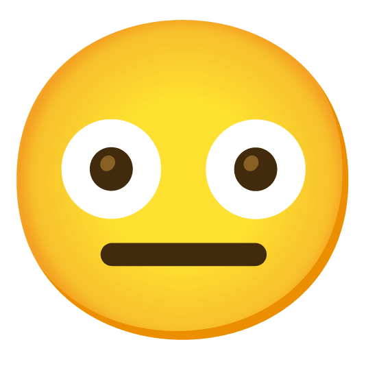 flushed expressionless