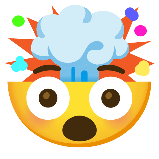 flushed exploding head