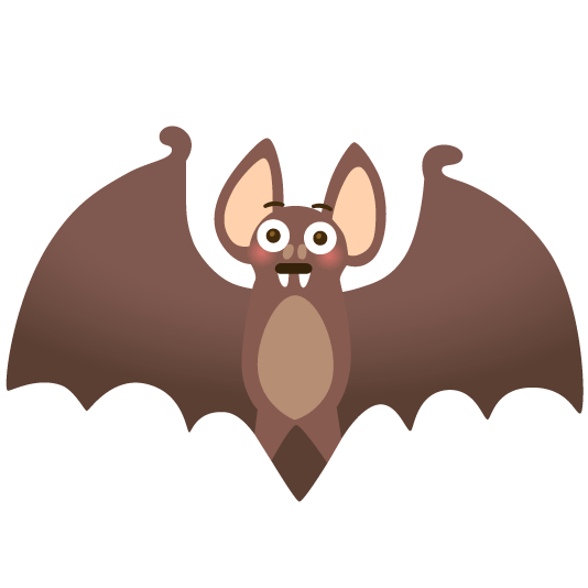 flushed bat