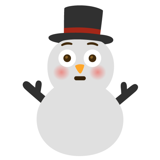 flushed snowman without snow