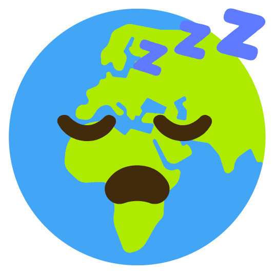 sleeping earth africa