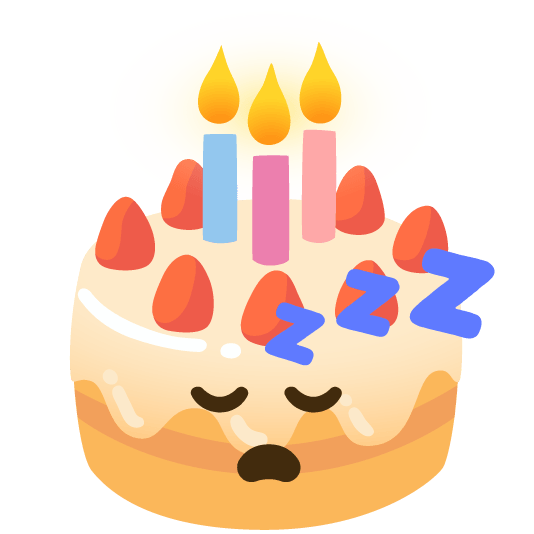 sleeping birthday
