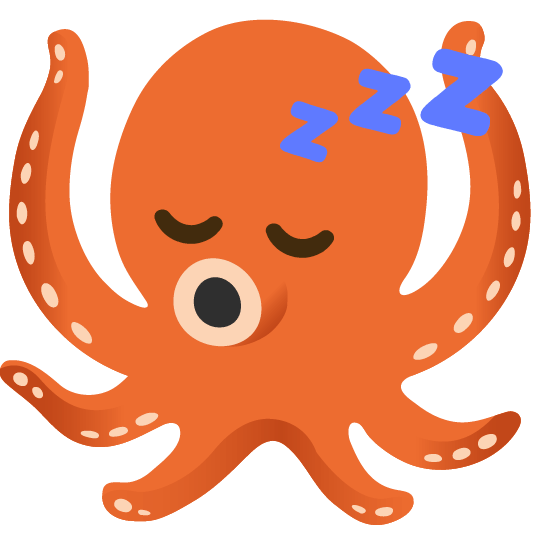 sleeping octopus