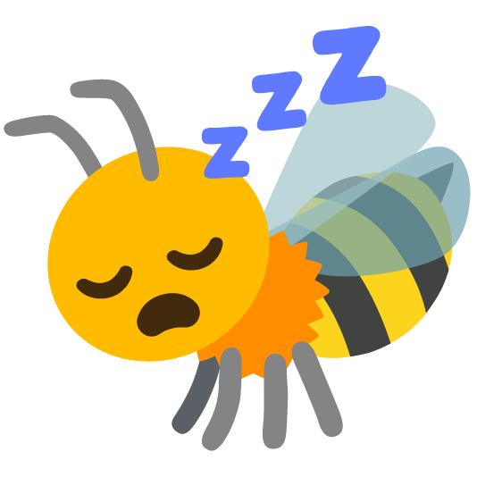 sleeping bee