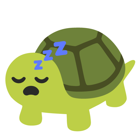 sleeping turtle