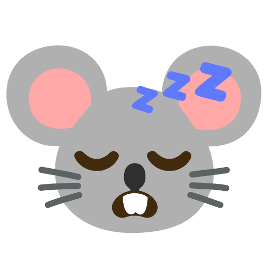 sleeping mouse