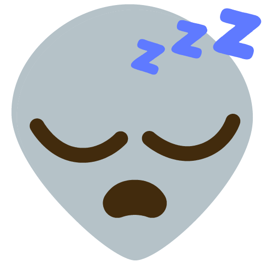 sleeping alien