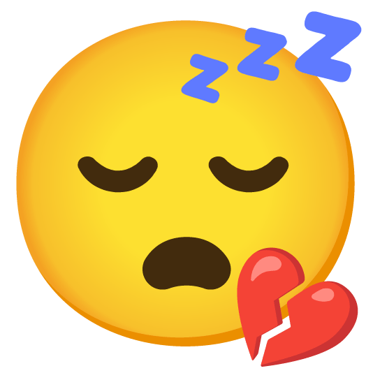 sleeping broken heart