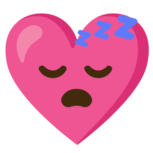 sleeping gift heart